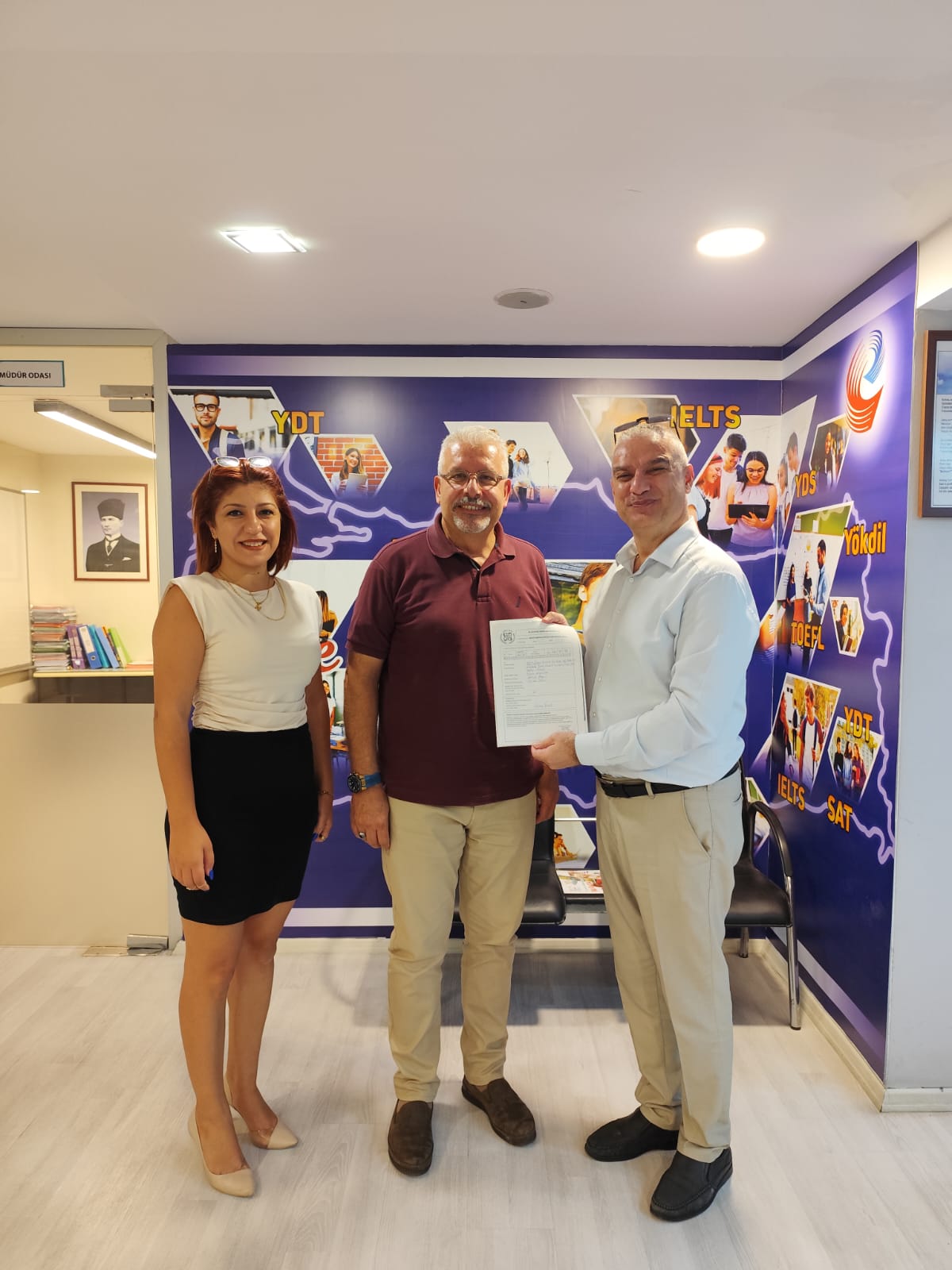 ENGLİSH HOME Yabancı Dil Kursu Kurucusu Şahdi ALYENİ, Üyeliğini Gerçekleştirdik